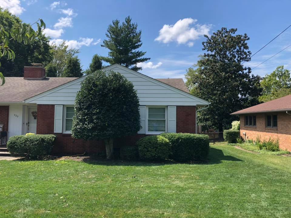 House washing before after Eugene OR moss removal Springfield